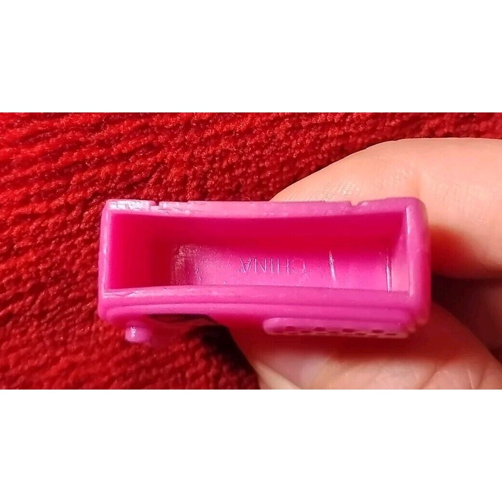 Barbie Radio Accessory Kids Toy Pink Handheld Handle Portable Miniature Size EUC - Picture 3 of 4
